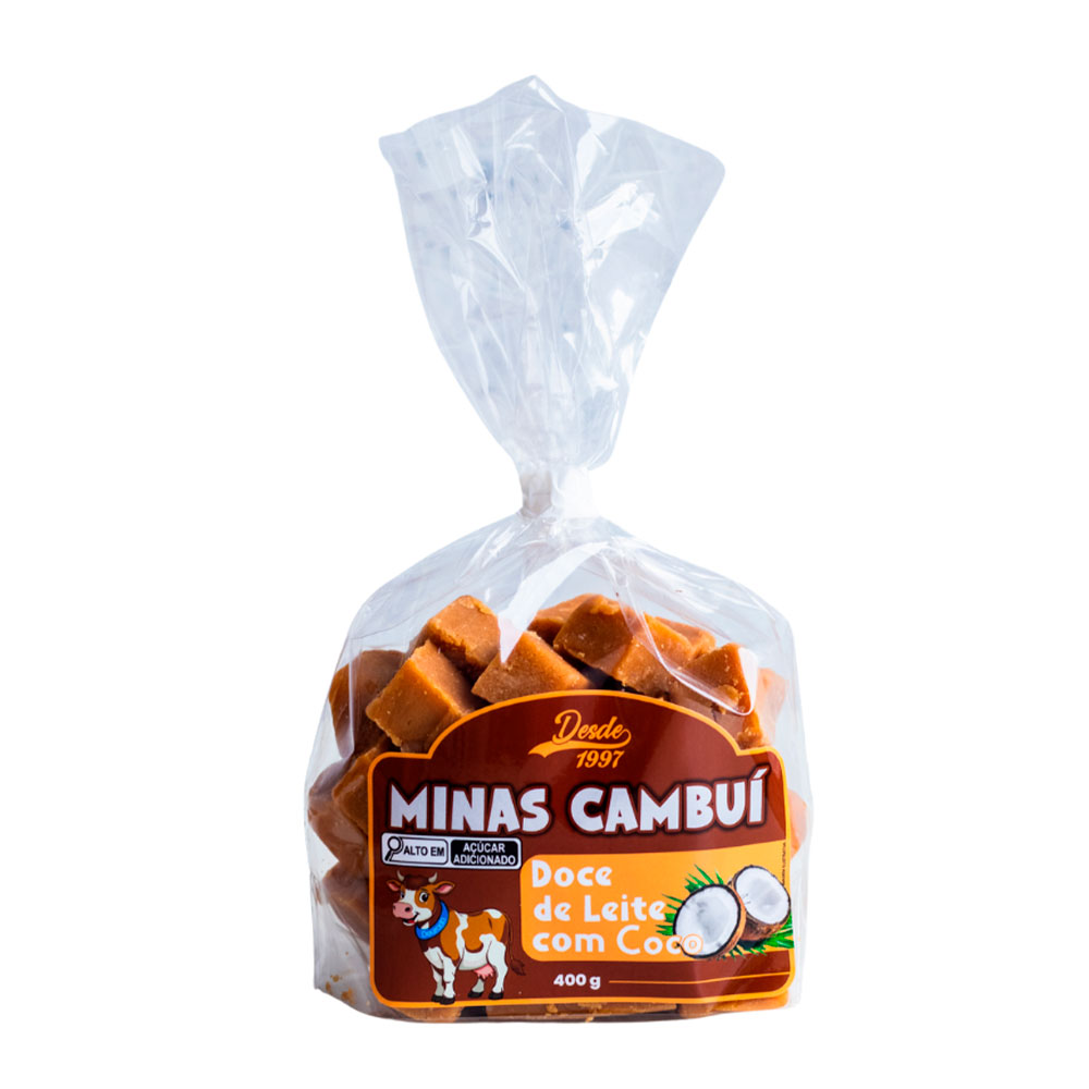 Doce de Leite com Coco Tablete 400g