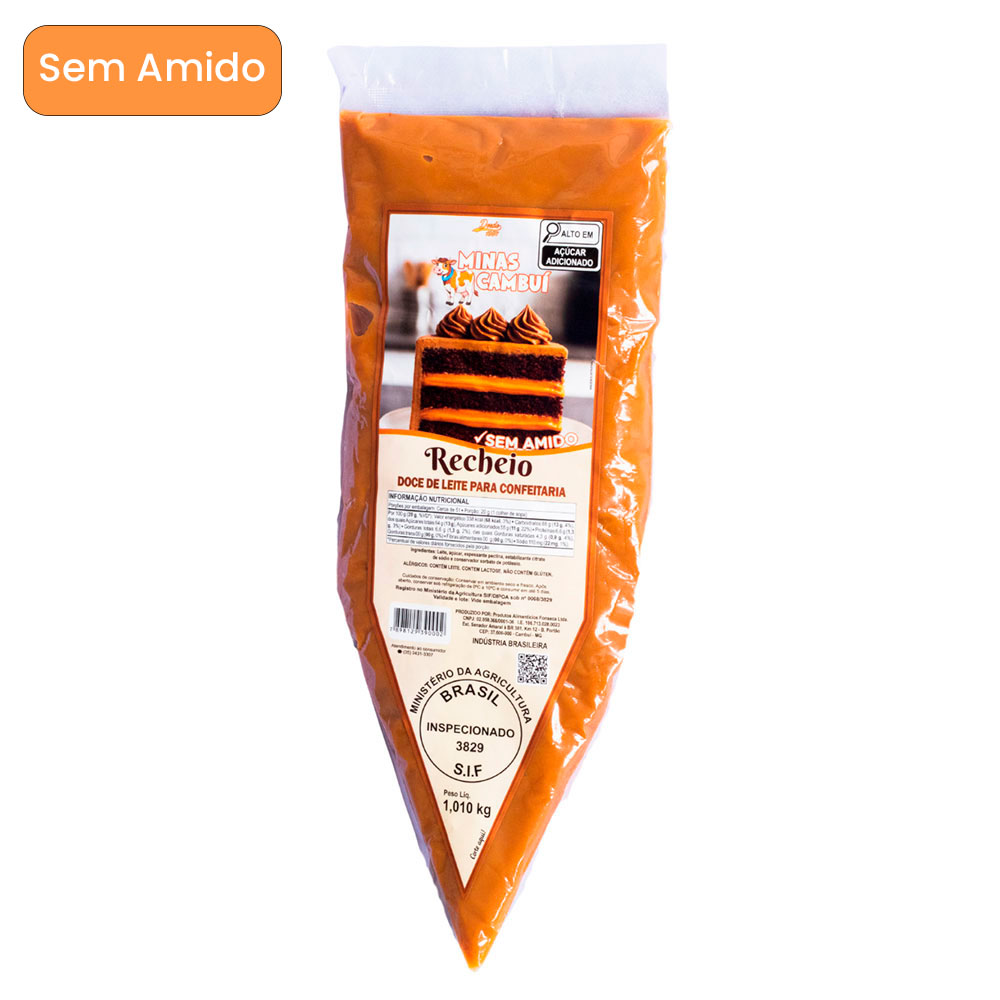 Doce de Leite para Confeitaria Bisnaga 1kg